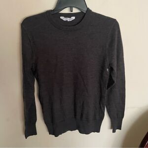 Everlane Lux Wool Gray Long Sleeve Scoop Neck Pullover Sweater- Size XS